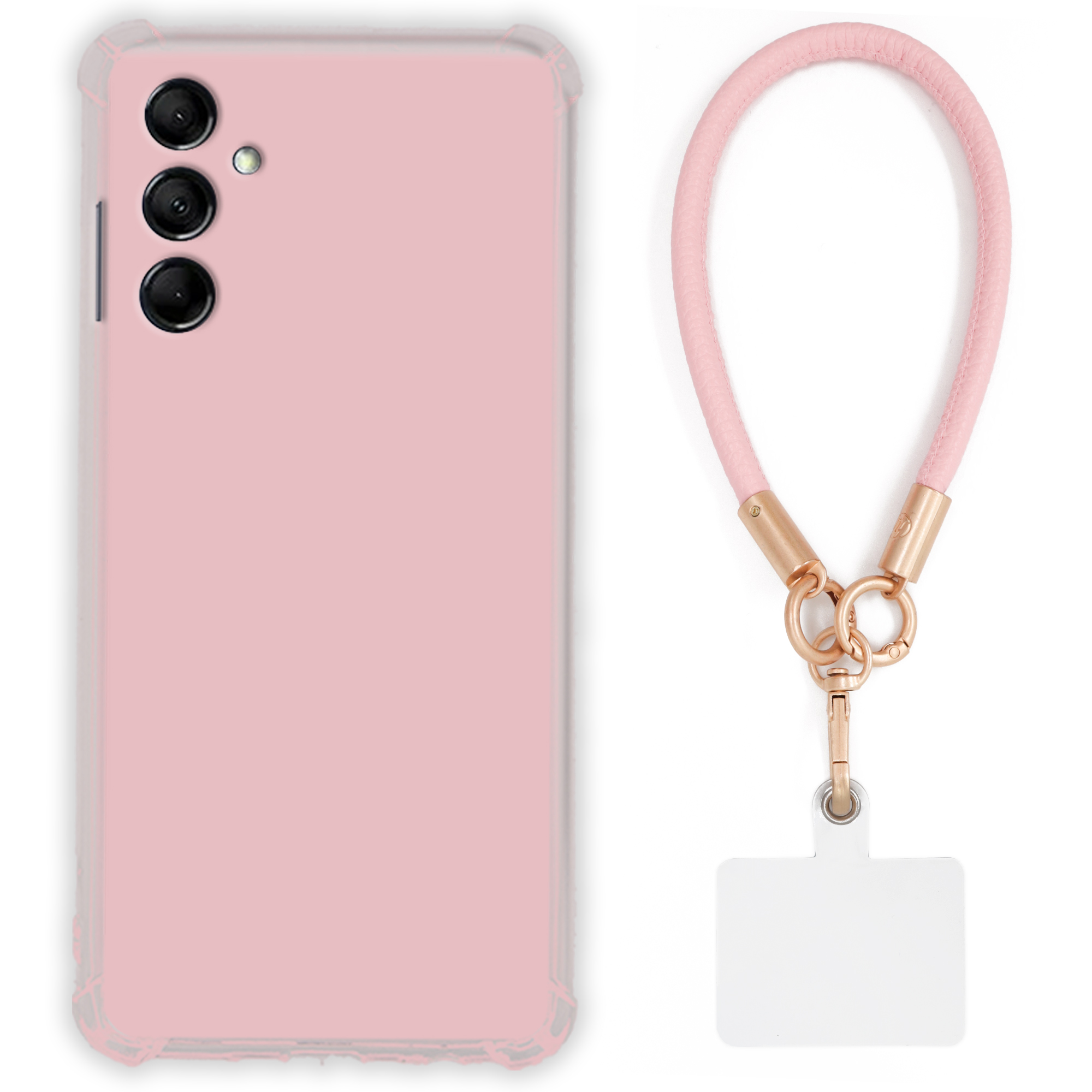 Pouzdro Pro Samsung M15 5G Pouzdro Antishock Pinky Růžové vodítko Sada Odolné