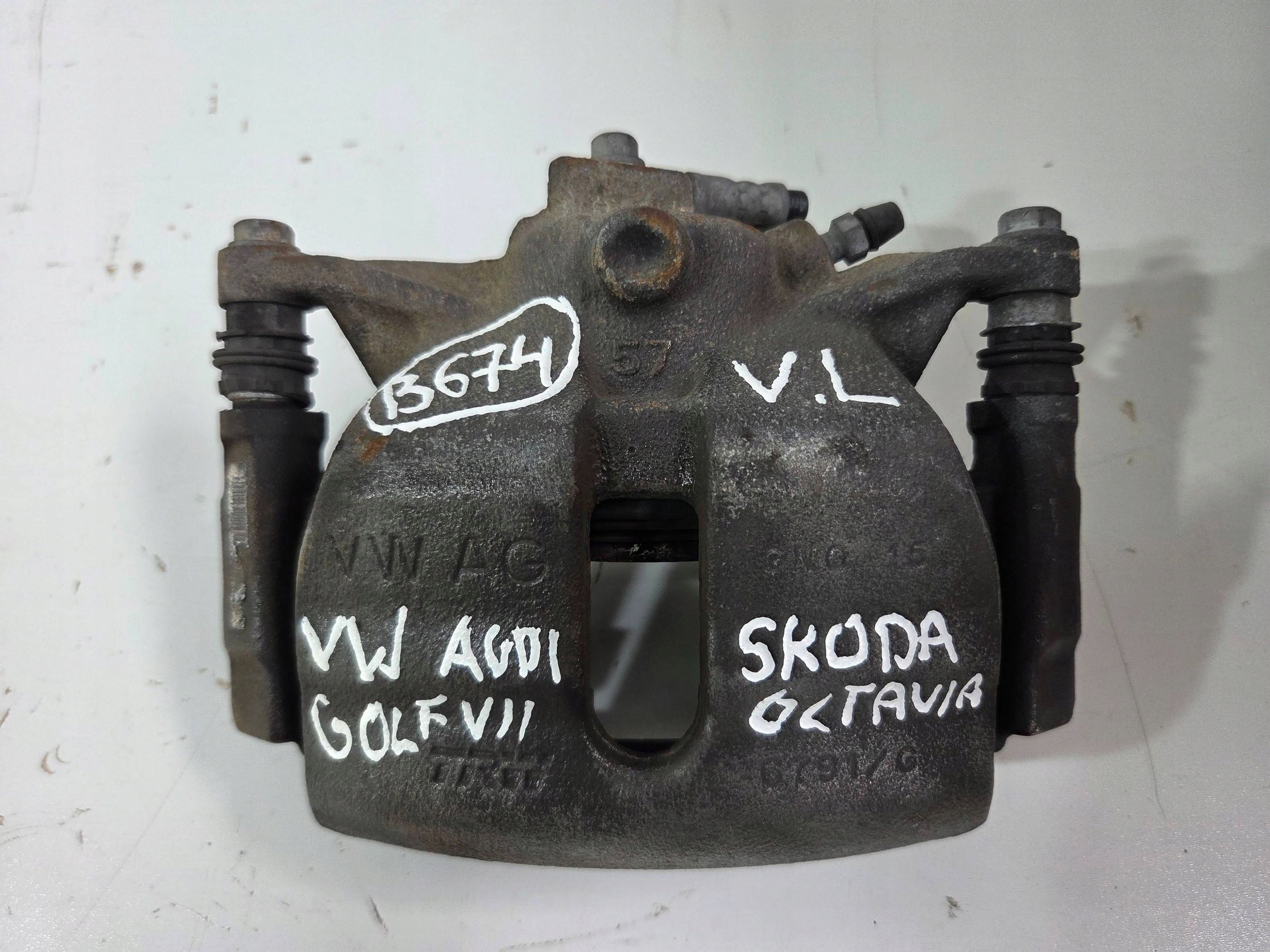 Volkswagen Golf VII Octavia III caliper brake front left 6791G (B674)