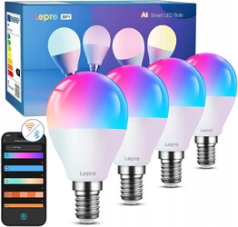 Lepro BP1 Ai Smart Bulb E14 – inteligentní žárovka E14 (4 ks) (BP1-EU-4)