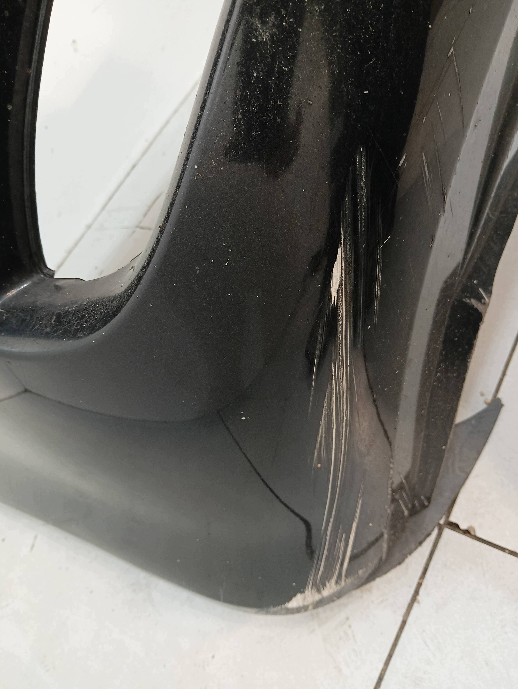 bumper front black Skoda Superb and (2001-2008)