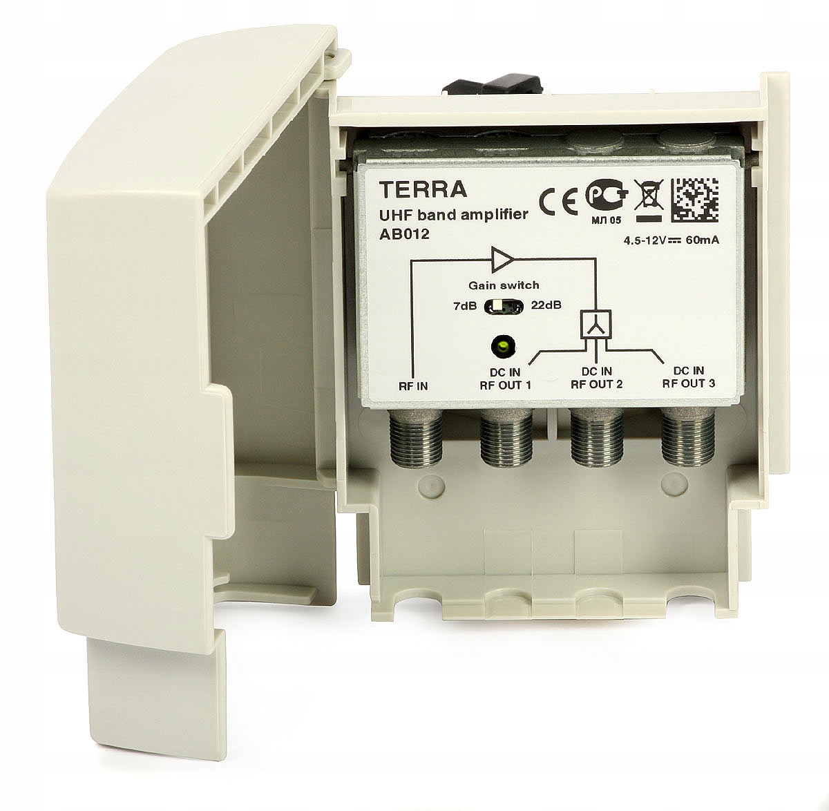 

Wzmacniacz masztowy Dvb-t AB012 Terra 22dB
