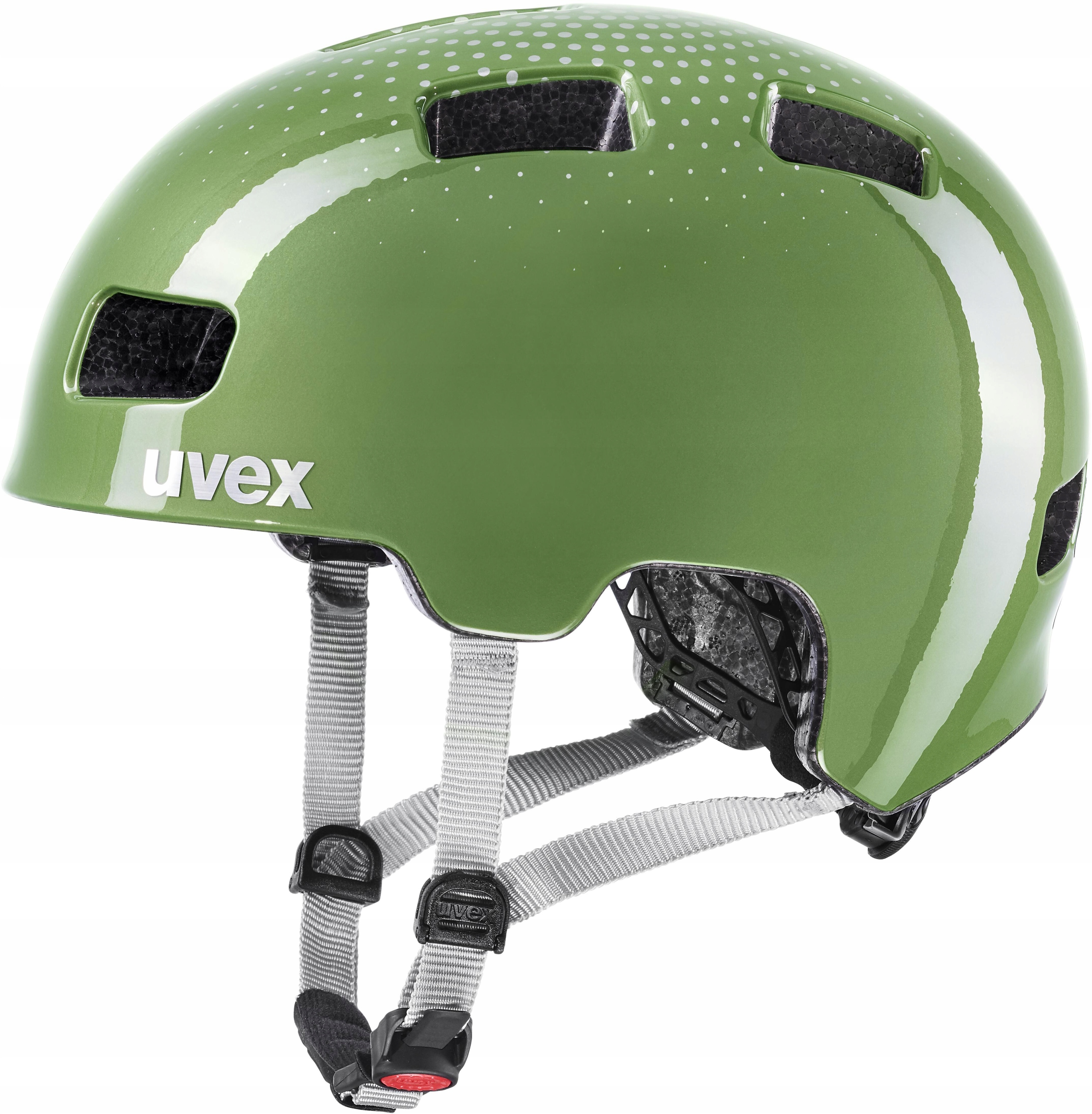Kask rowerowy dziecięcy Uvex Hlmt 4 Moss Green 55-58