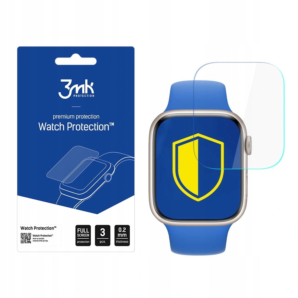 Folia ochronna 3mk Watch Protection v. Arc+ na Apple Watch 7 45mm