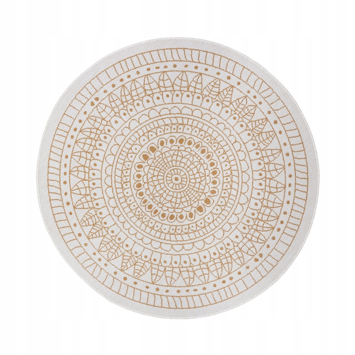 140x140 (průměr) kruh Kusový koberec Twin-Wendeteppiche 105797 Ochre kruh –