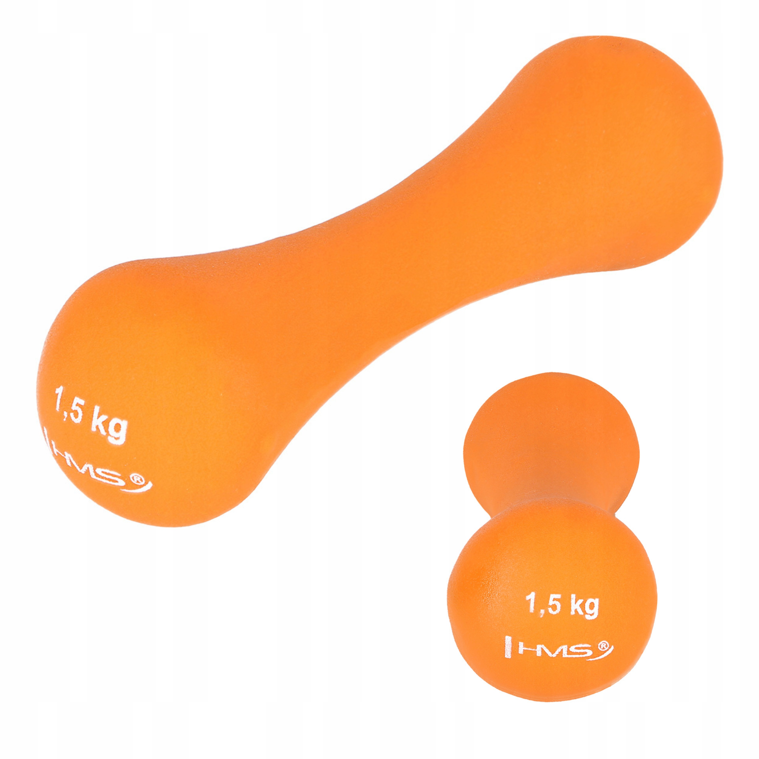 Hantla Hms 1.5kg Neoprenowa Ciężarek Do Biegania Fitness Aerobik Fit