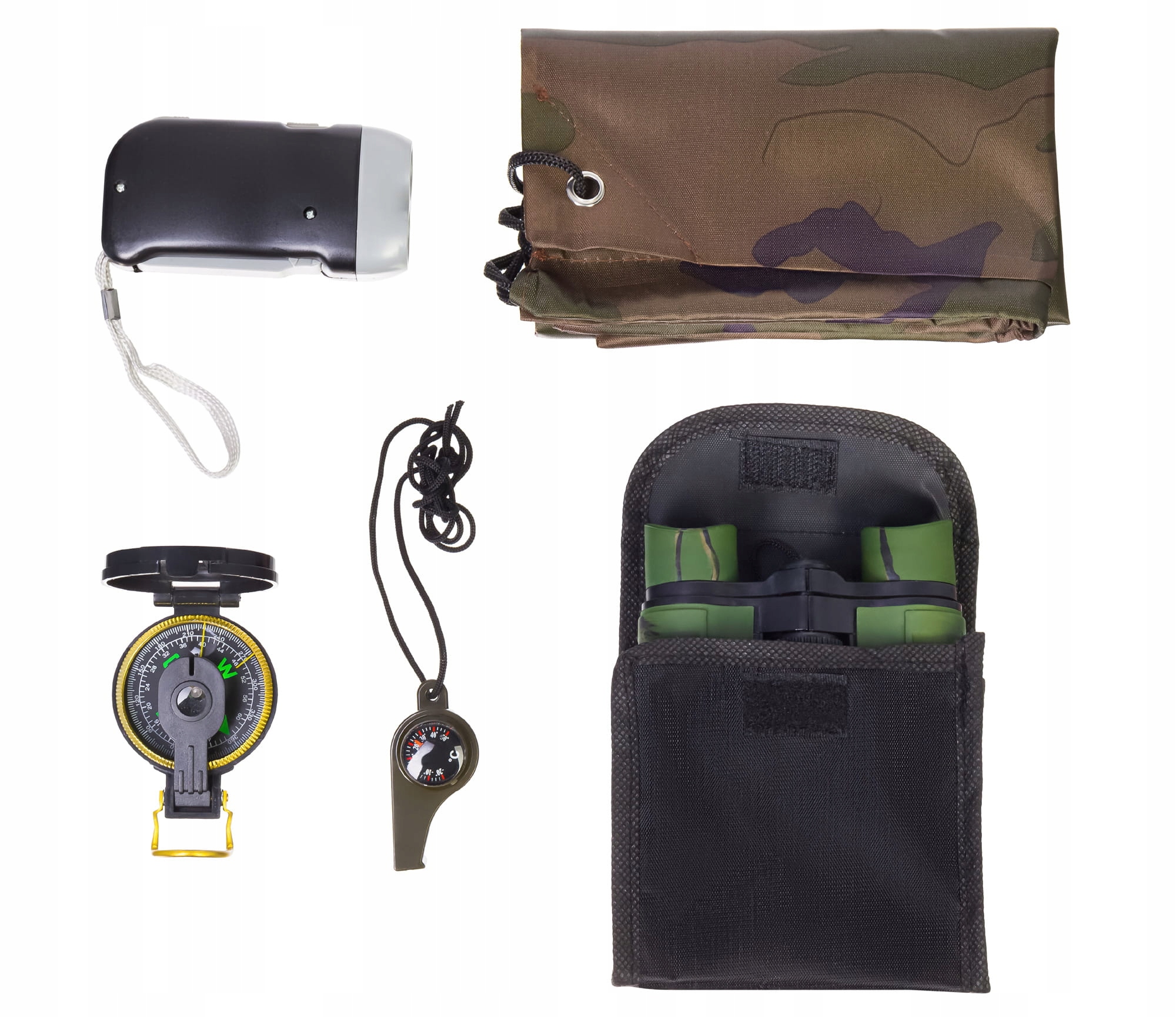 Zestaw młodego badacza Discovery Basics "3 w 1" - lornetka, kompas, gwizdek