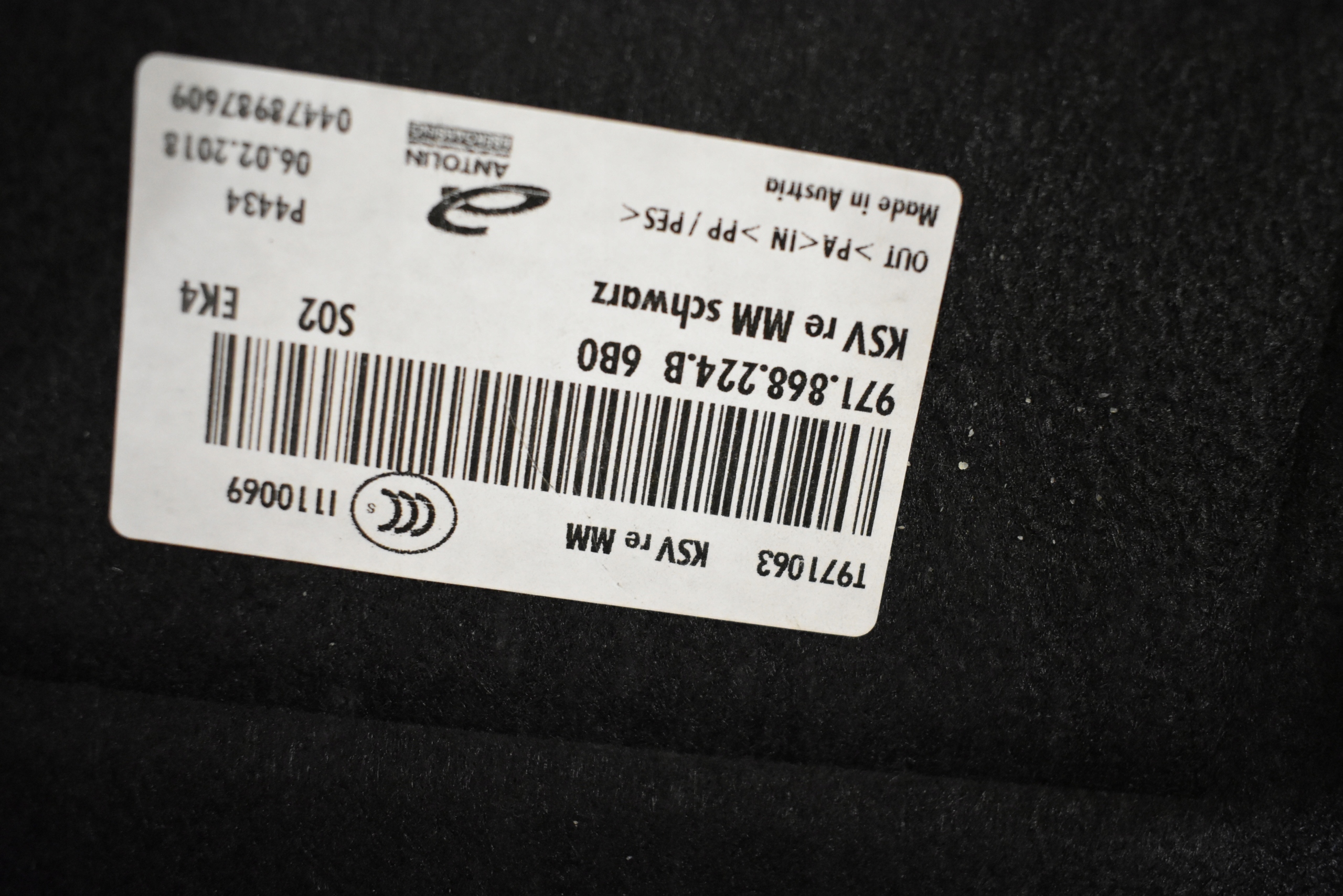 perfect condition side upholstery boot rear right PORSCHE PANAMERA 971 1