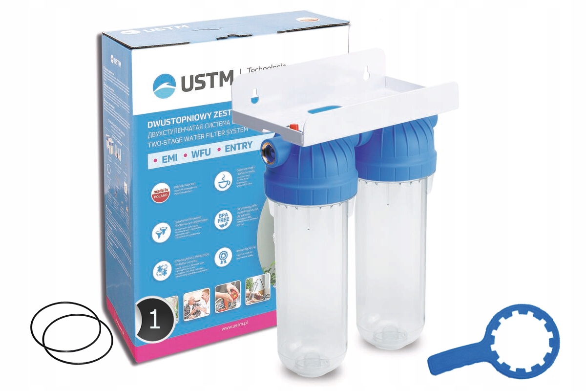 FILTR WODY WSTĘPNY 2 STOPNIOWY KORPUS USTM 1 CAL