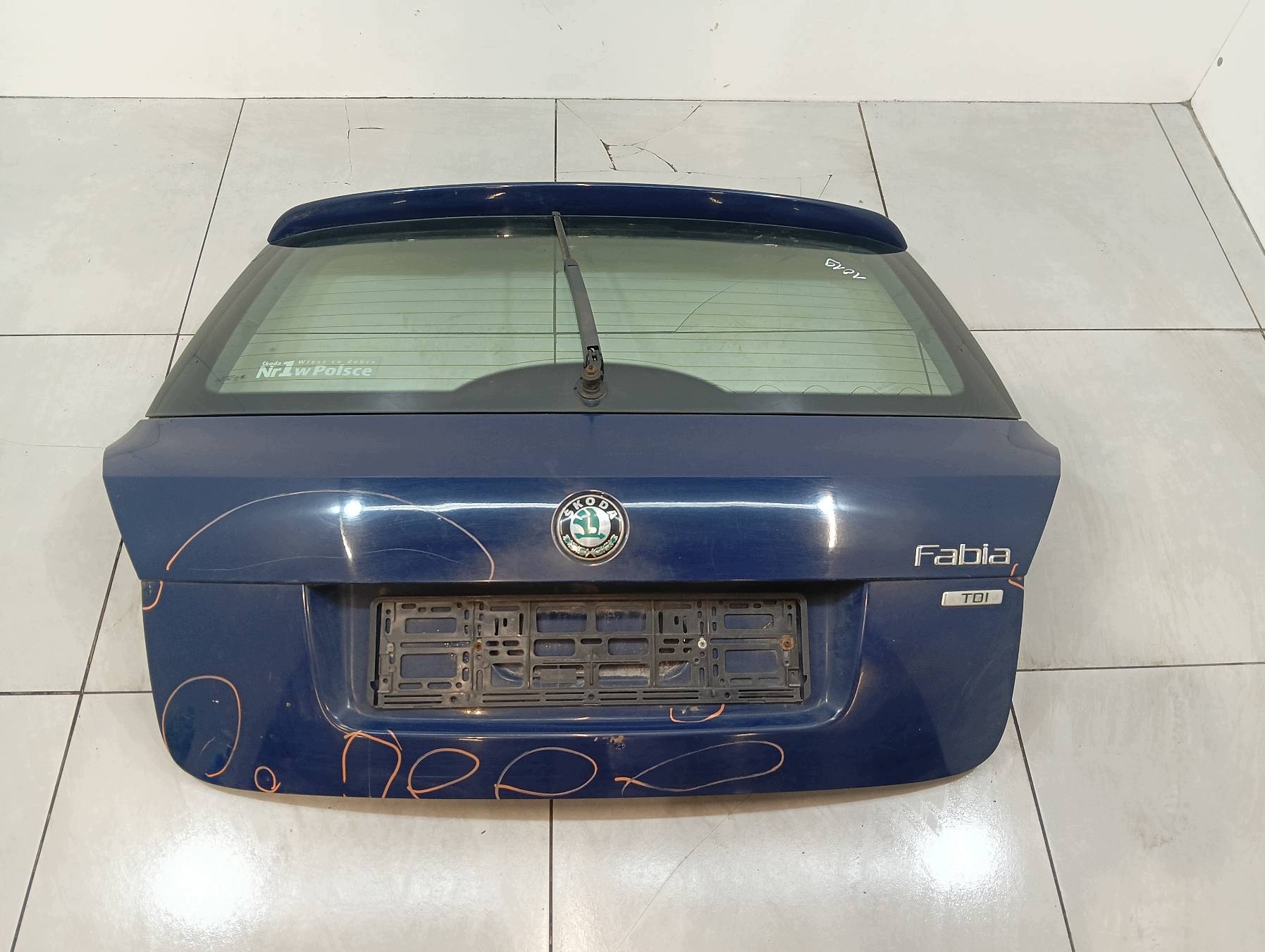 boot door 5D HB GRANATOWA Skoda Fabia II (2007-2014)
