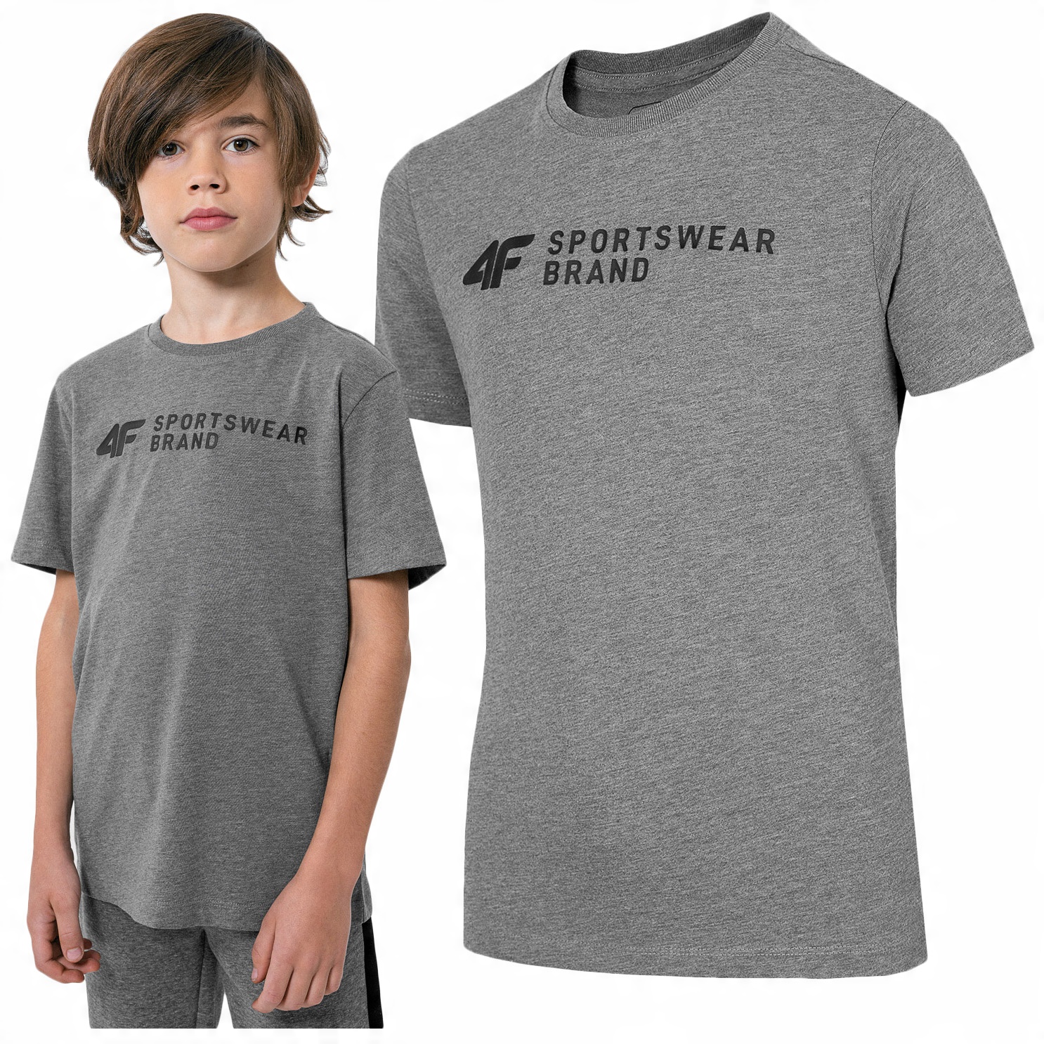 

Koszulka dziecięca T-shirt 4F junior JTSM003 158