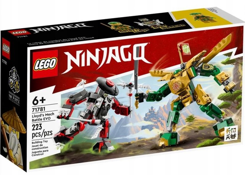 Lego Ninjago 71781 (4szt) Starcie Lloyda z Mechem