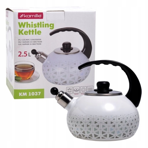 CZAJNIK STALOWY EMALIOWANY 2,5L TRADYCYJNY GWIZDEK Rodzaj czajnik tradycyjny