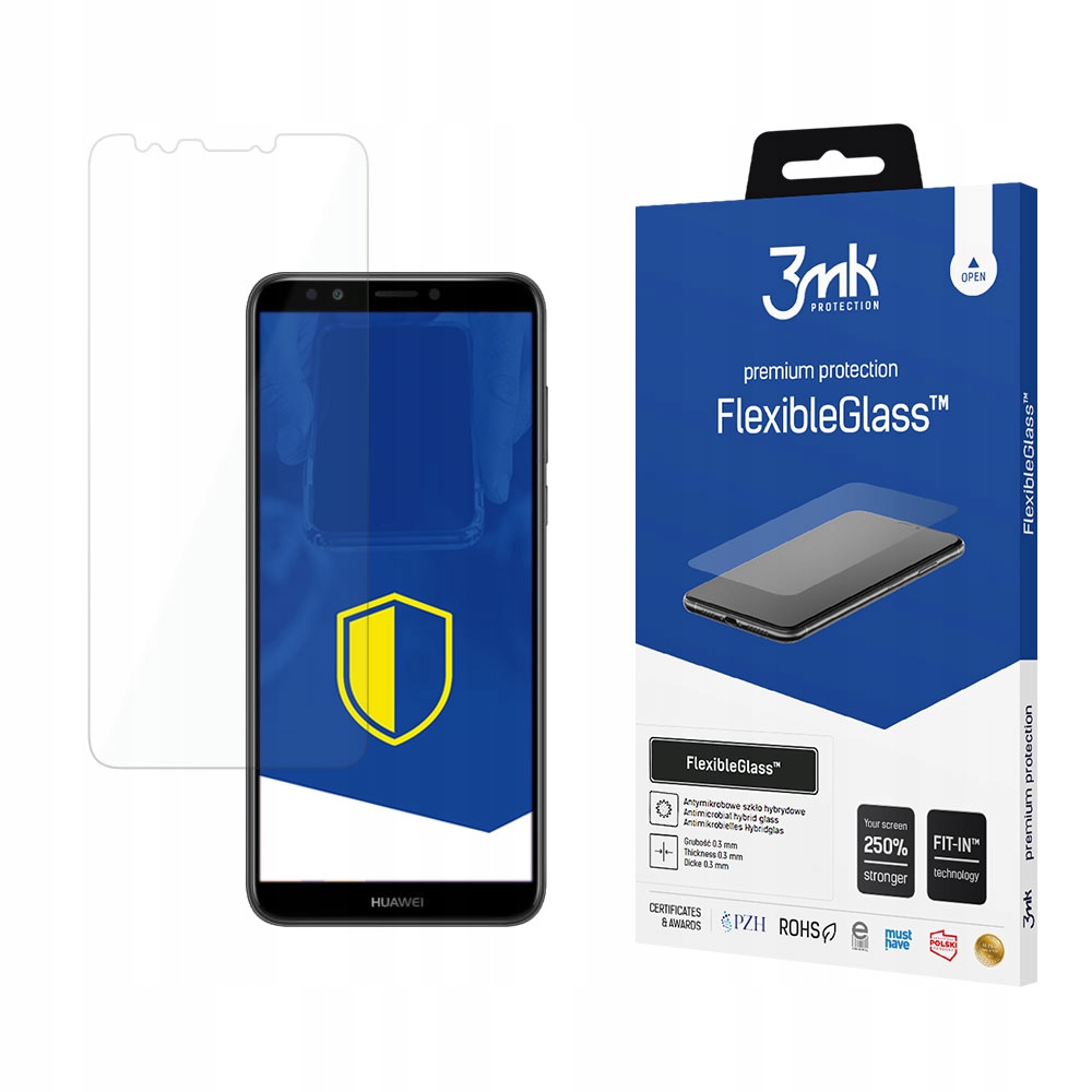 Szkło hybrydowe 3mk FlexibleGlass™ na Huawei Y7 Prime 2018 3mk