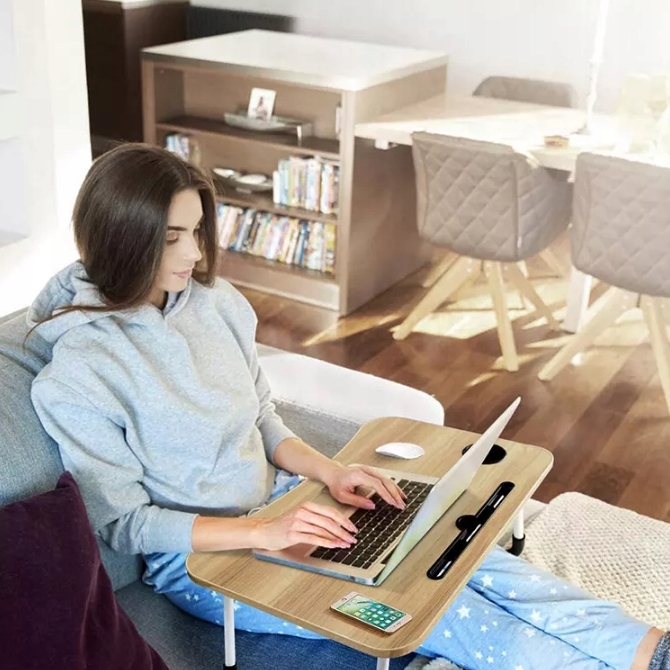 SKŁADANY STOLIK PRZENOŚNY POD LAPTOPA DO ŁÓŻKA PODSTAWKA NA TABLET KOMPUTER Marka inna