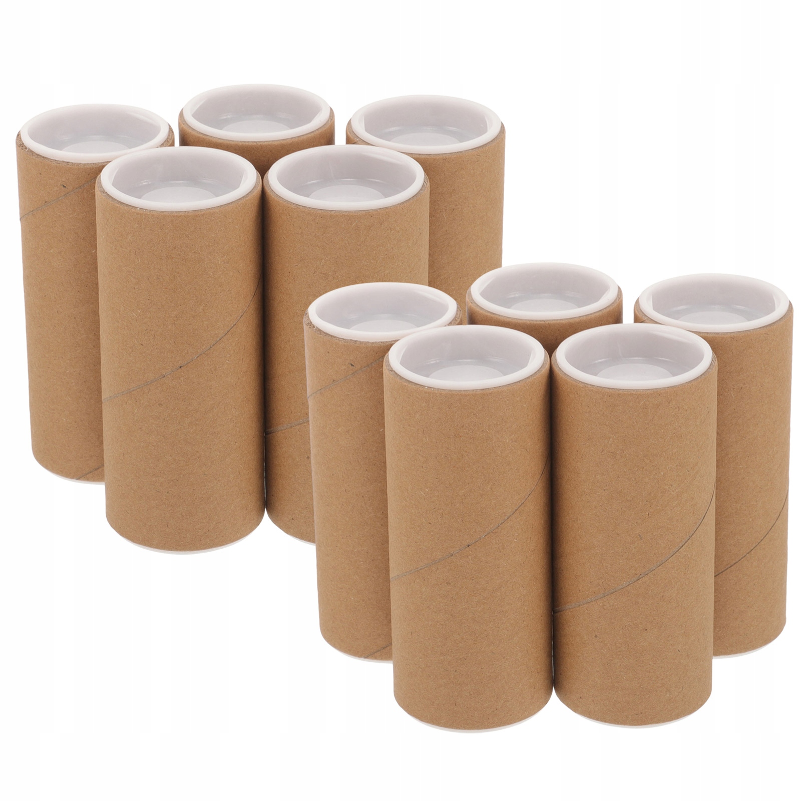 10 SZTUK KHAKI TULEJEK / RUREK DO PRZECHOWYWANIA MONET I DOKUMENTÓW