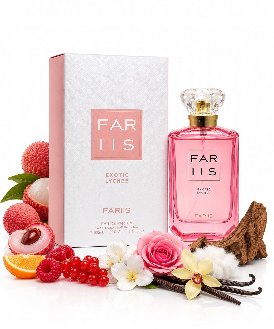 Oryginalne Perfumy Arabskie Fariis Exotic Lychee Edp+gratis!