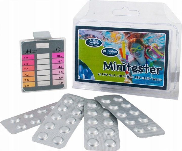 

Tester Miernik pH o2 Aktywny Tlen Do Basenu Basen