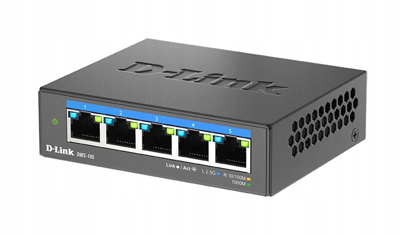D-LINK 5-Port Multi-Gigabit Unmanaged Switch — 5
