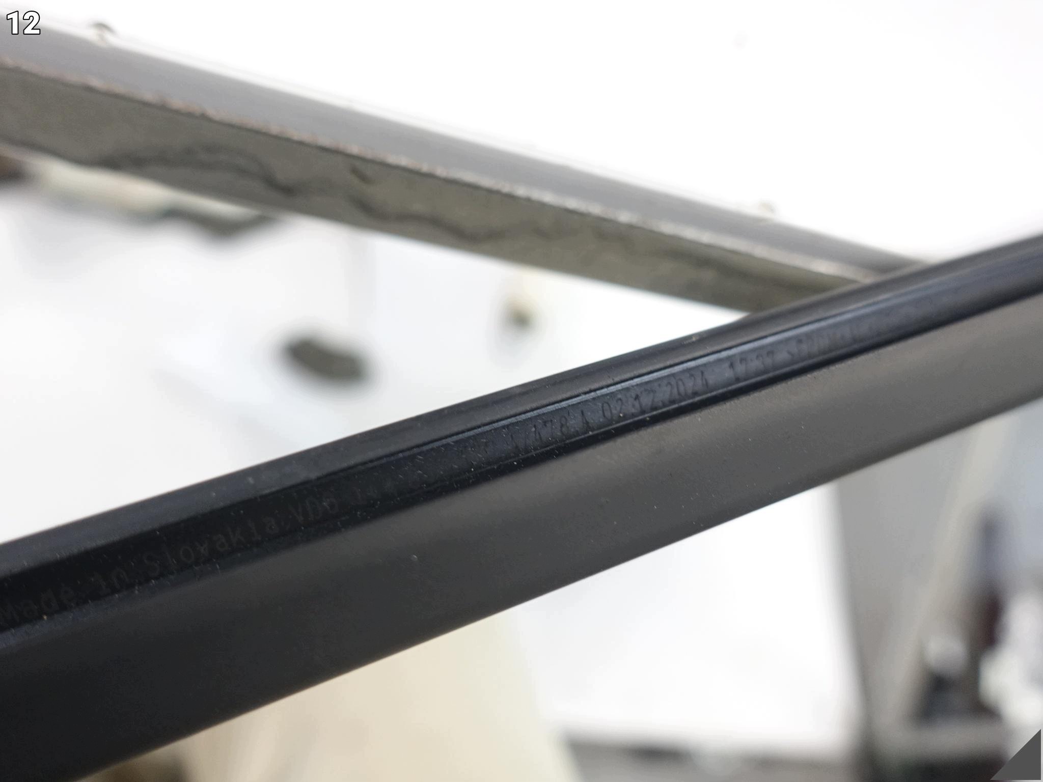 VW ID7 ID.7 14A 23- moulding dust windows door left front 14A837477A