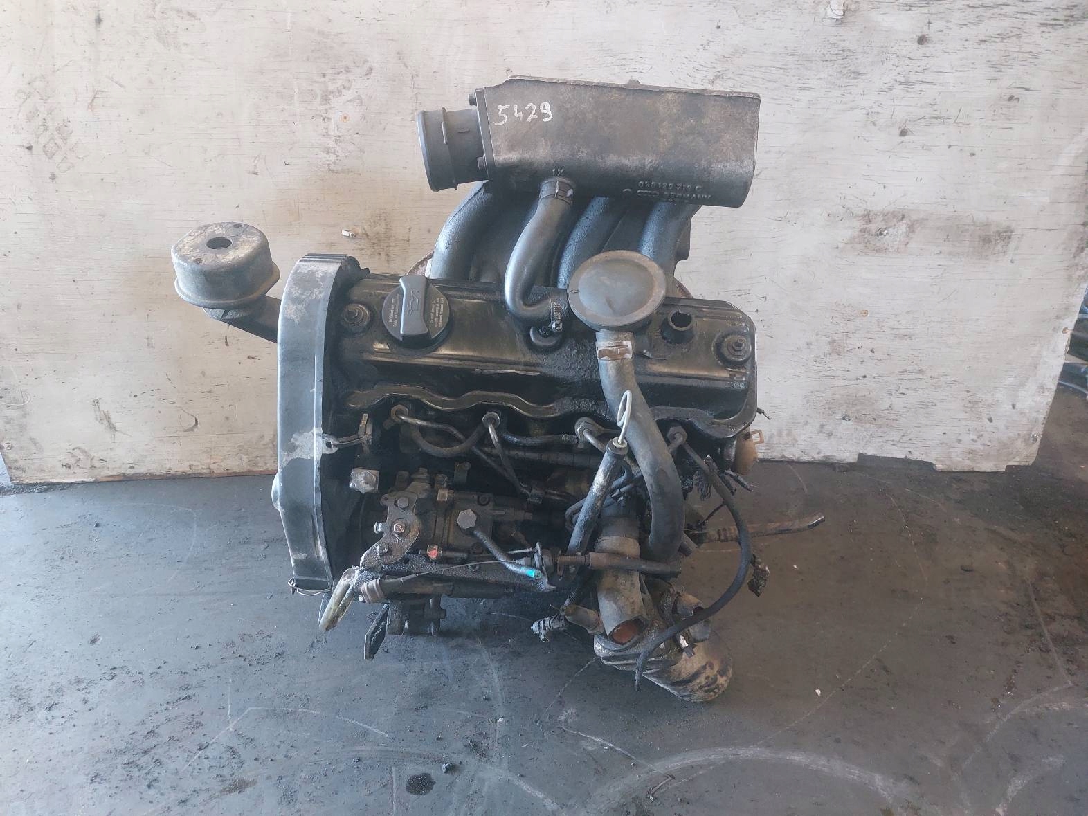 engine DIESEL + UKLAD injection VOLKSWAGEN TRANSPORTER T4 AHU 1.9 TD