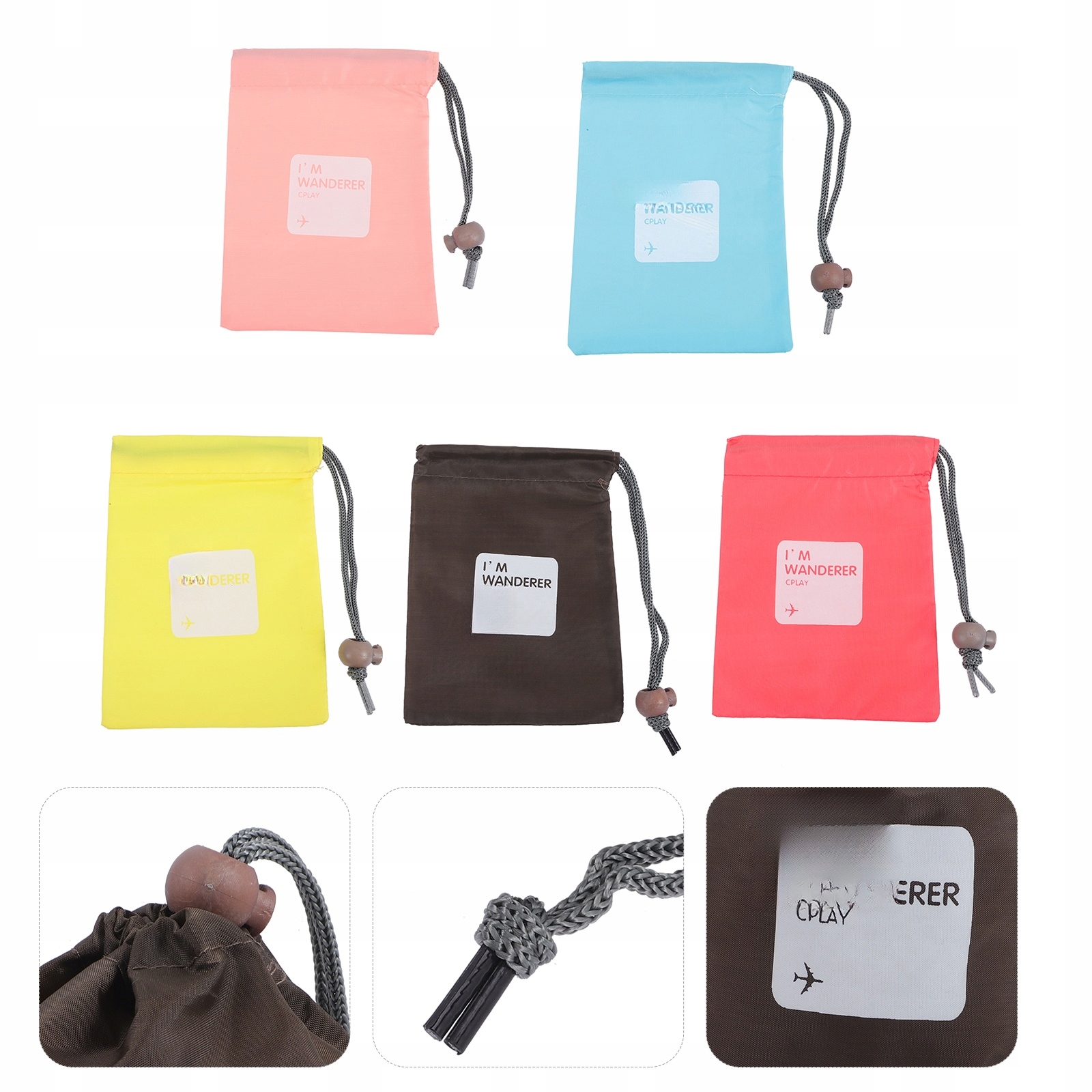 TORBA PODRÓŻNA TORBY PORTFELOWE SZNURKI ŚCIĄGAJĄCE Kolor dominujący inny