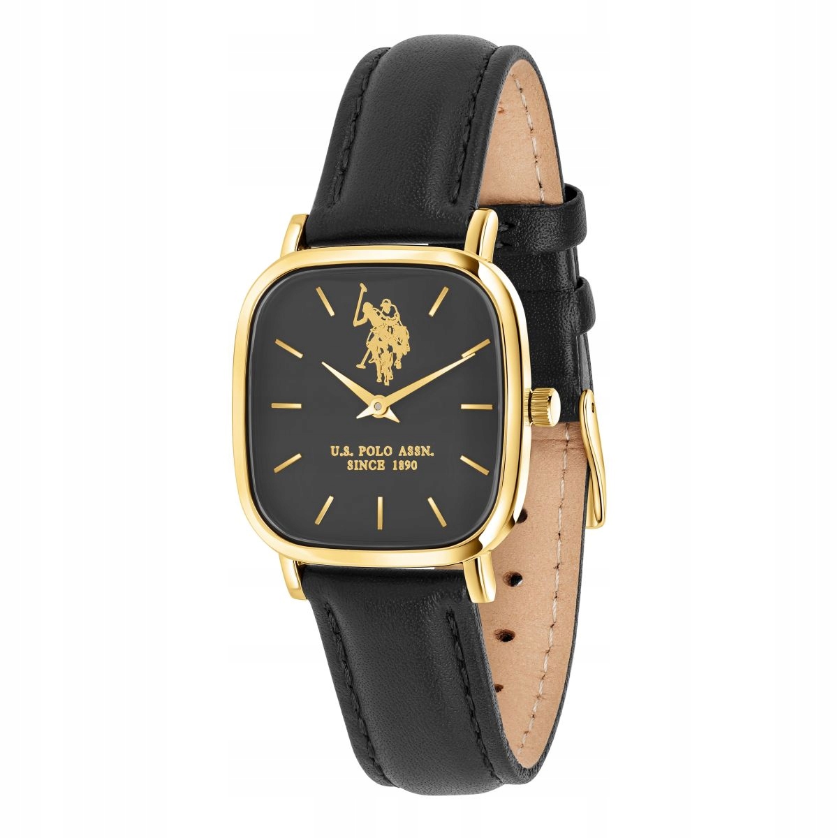 Dámské hodinky U.s. Polo Assn. Keira USP6092TW Křemenný řemínek černá kůže