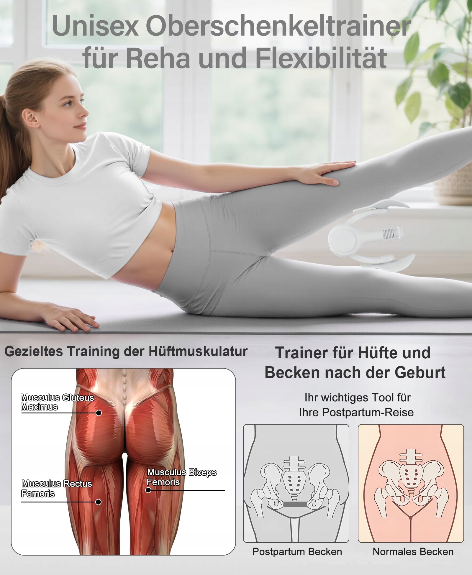 KEGEL EXERCISER Trener Mięśni Kegla Regulowany Dla Kobiet i Mężczyzn — miniatura 5