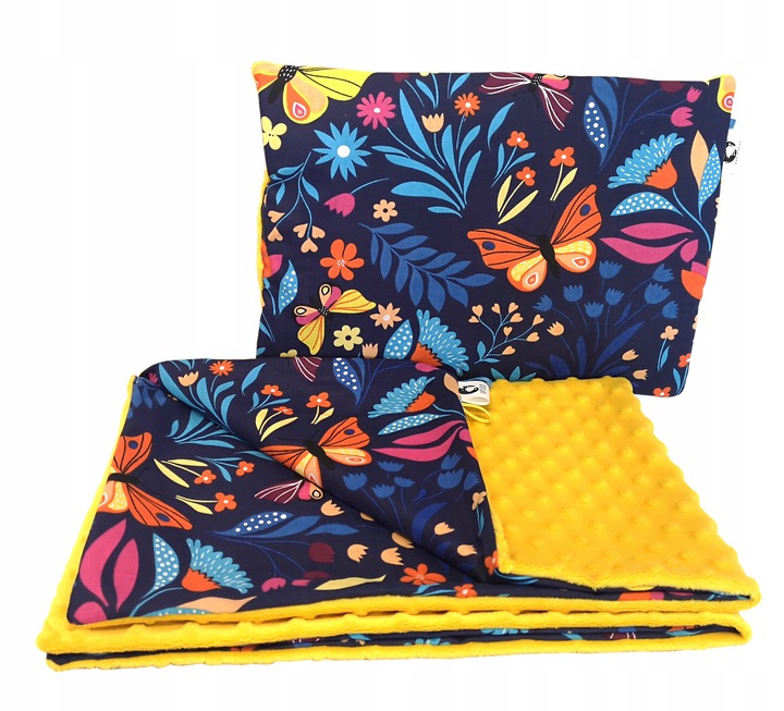 

LiLo Kocyk kołderka Minky Komplet podusia do wózka