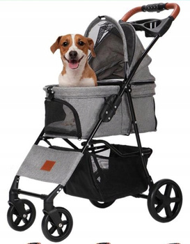 Skisopgo Kočárek Pro Malého Psa A Kočku Pro Přepravka Vycházkových Zvířat