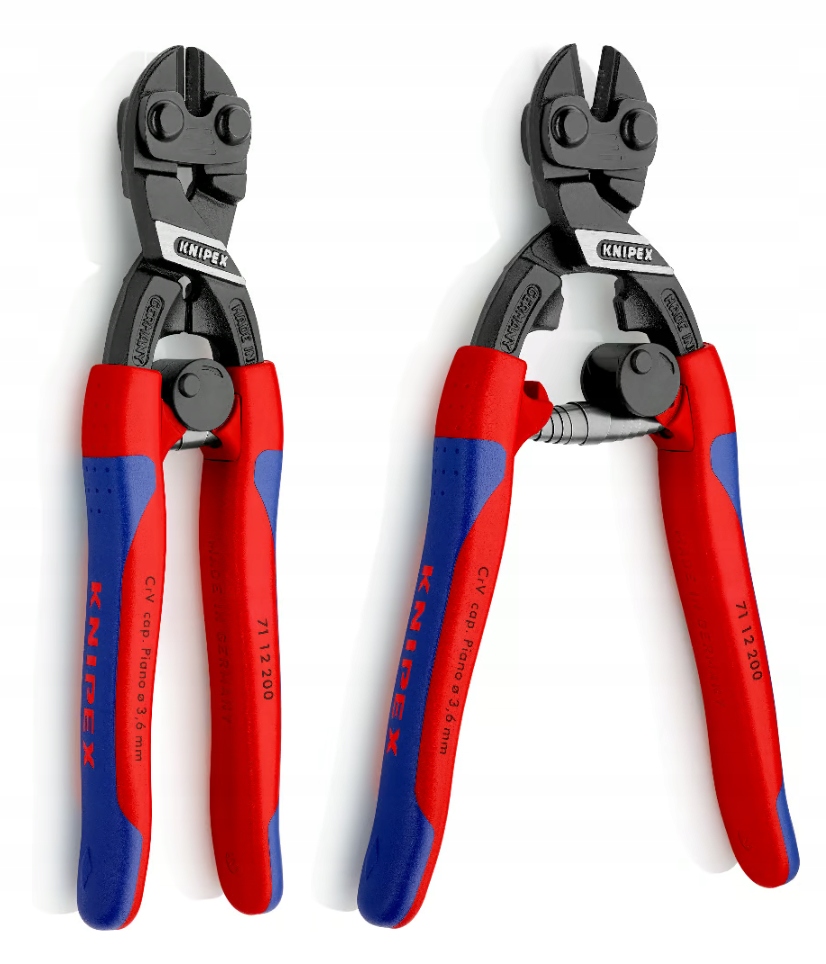 Kompaktowe szczypce boczne tnące przegubowe CoBolt Knipex 71 12 200