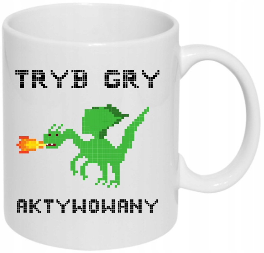 ŚMIESZNY KUBEK GRACZA DLA FANÓW MINECRAFT ROBLOX