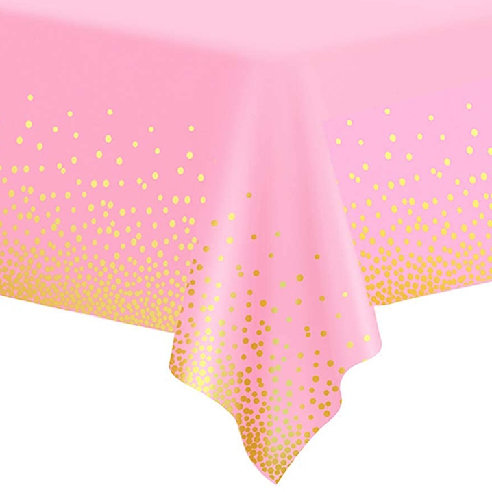 

Obrus w konfetti różowy 137x274cm