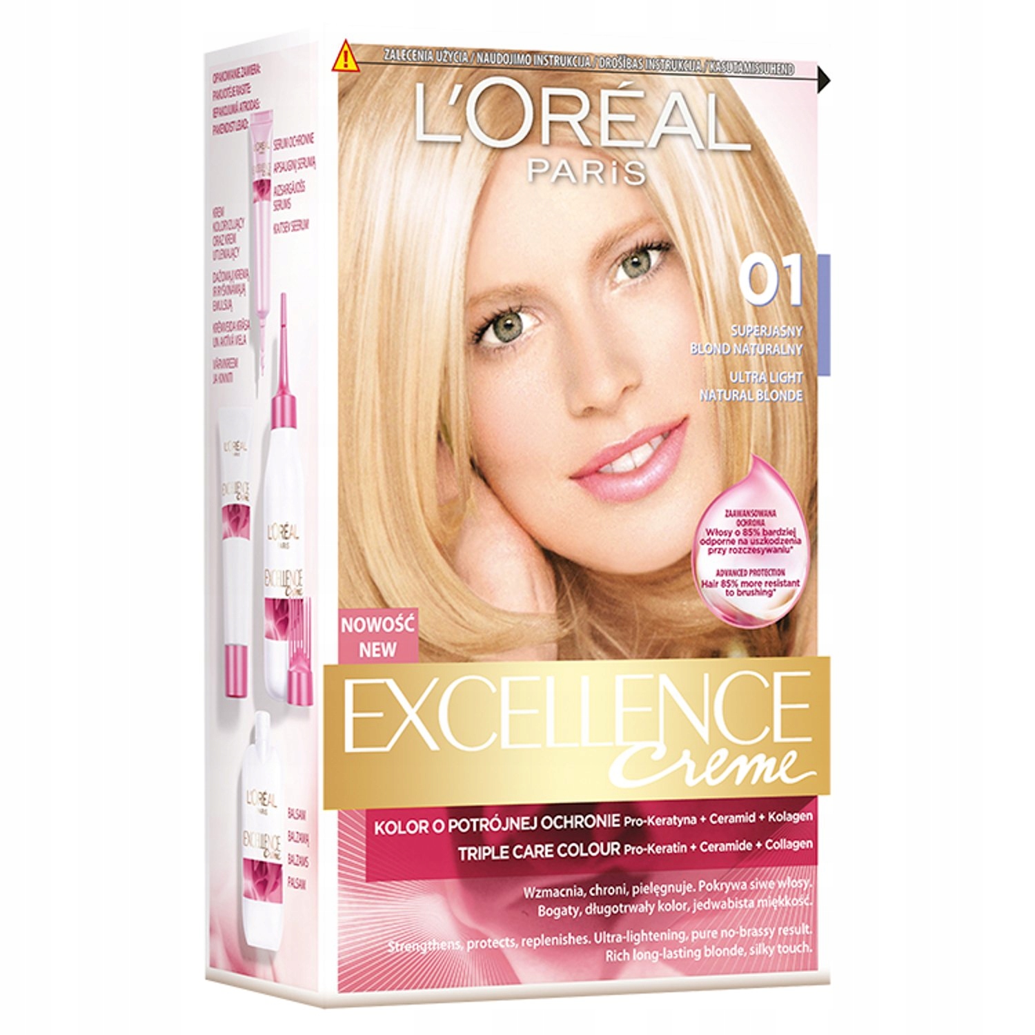 

Loreal Excellence Creme Farba 01 jasny blond