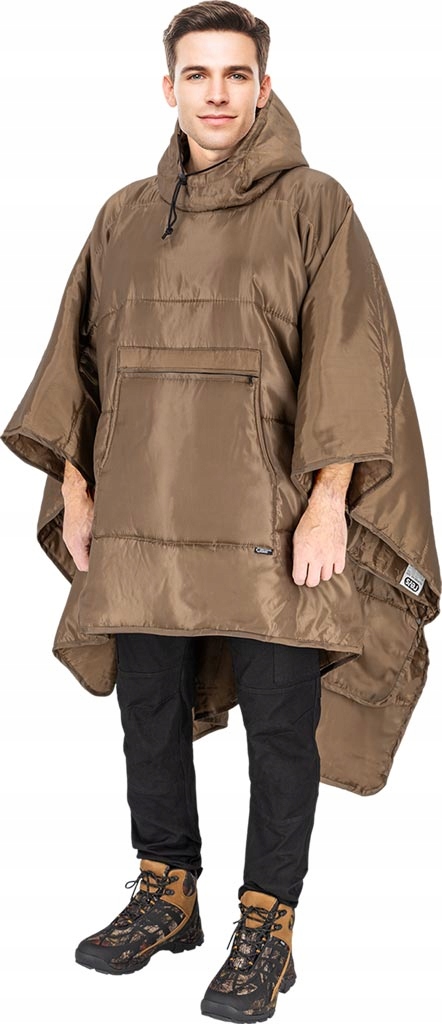 Peleryna przeciwdeszczowa taktyczna ocieplana ponczo poncho taktyczne