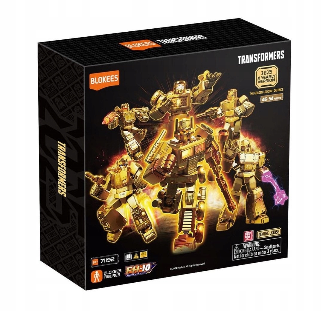 Transformers Zlatá verze Modelářský set Blokees Coffret 6 ks
