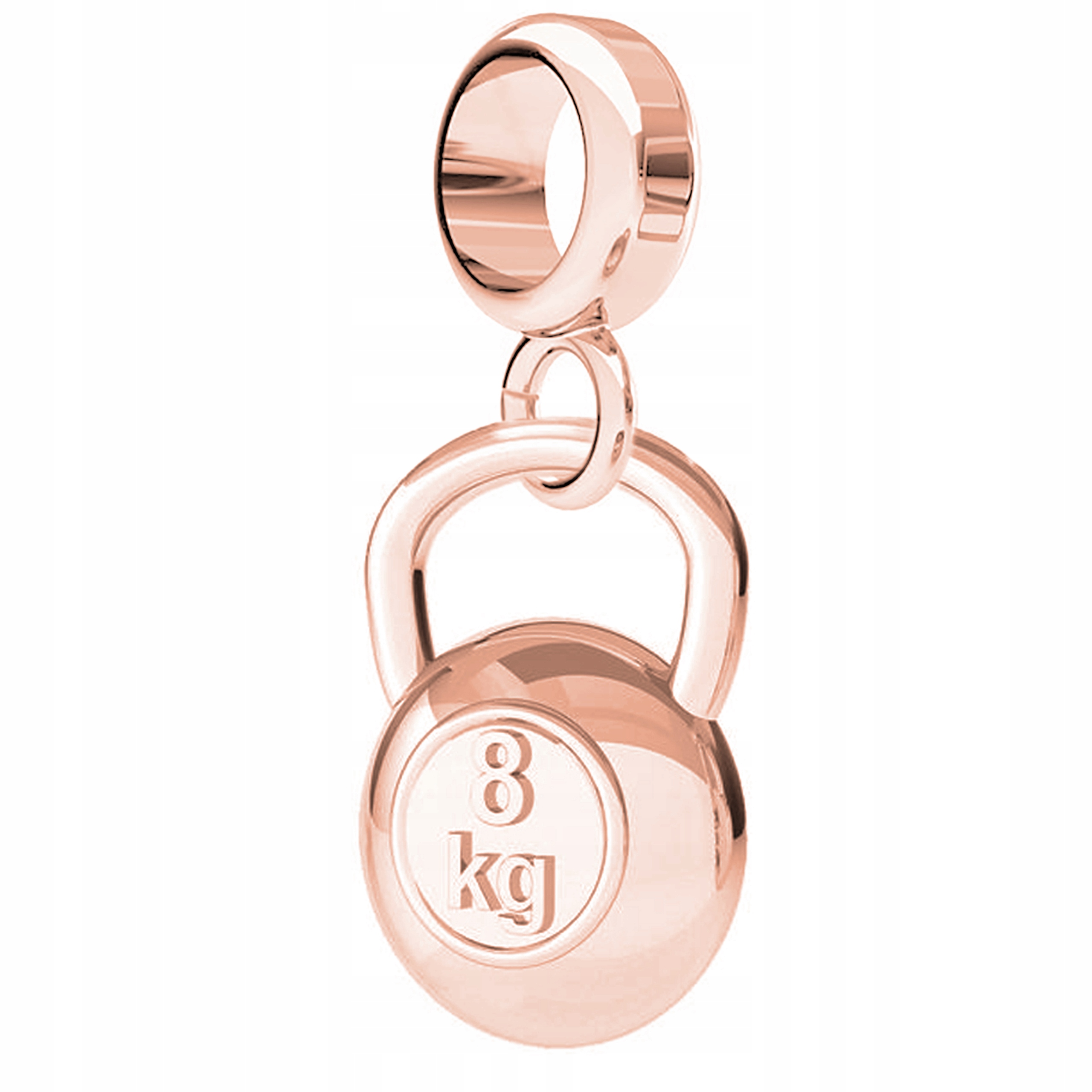 

Charms Ciężarek Kettlebell różowe złoto 925