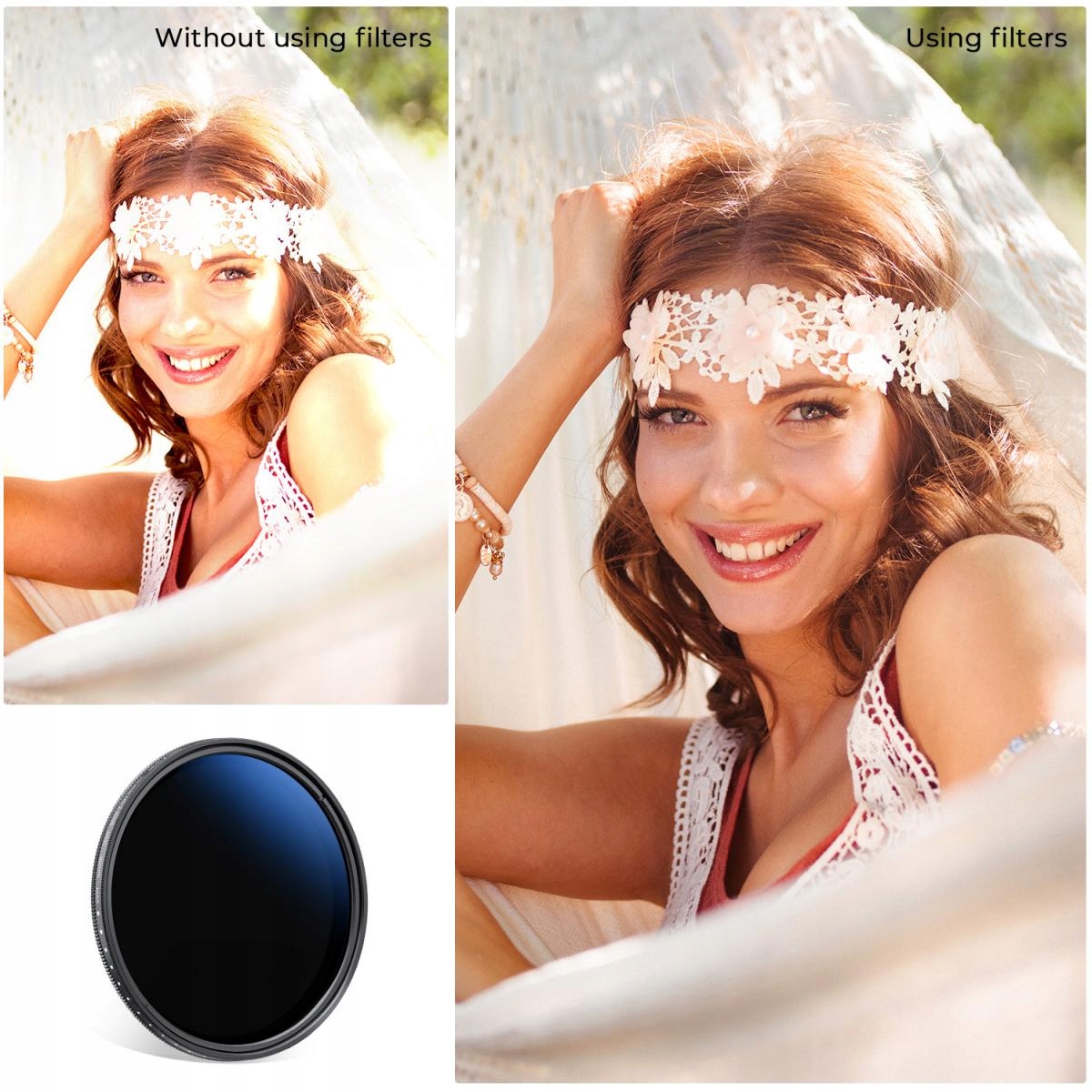 K&F CONCEPT Filtr Nano-K 52mm ND2-ND2000 z 3 ściereczkami Kod producenta ND2-ND2000