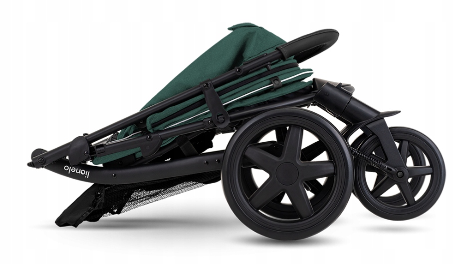 WÓZEK SPACEROWY LIONELO ANNET PLUS FOLIA UCHWYT GREEN FOREST Kolor Odcienie zieleni