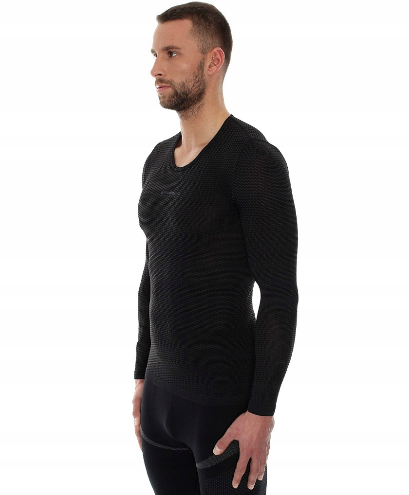 TERMOAKTYWNA SPORTOWA KOSZULKA BASE LAYER BRUBECK Dekolt okrągły