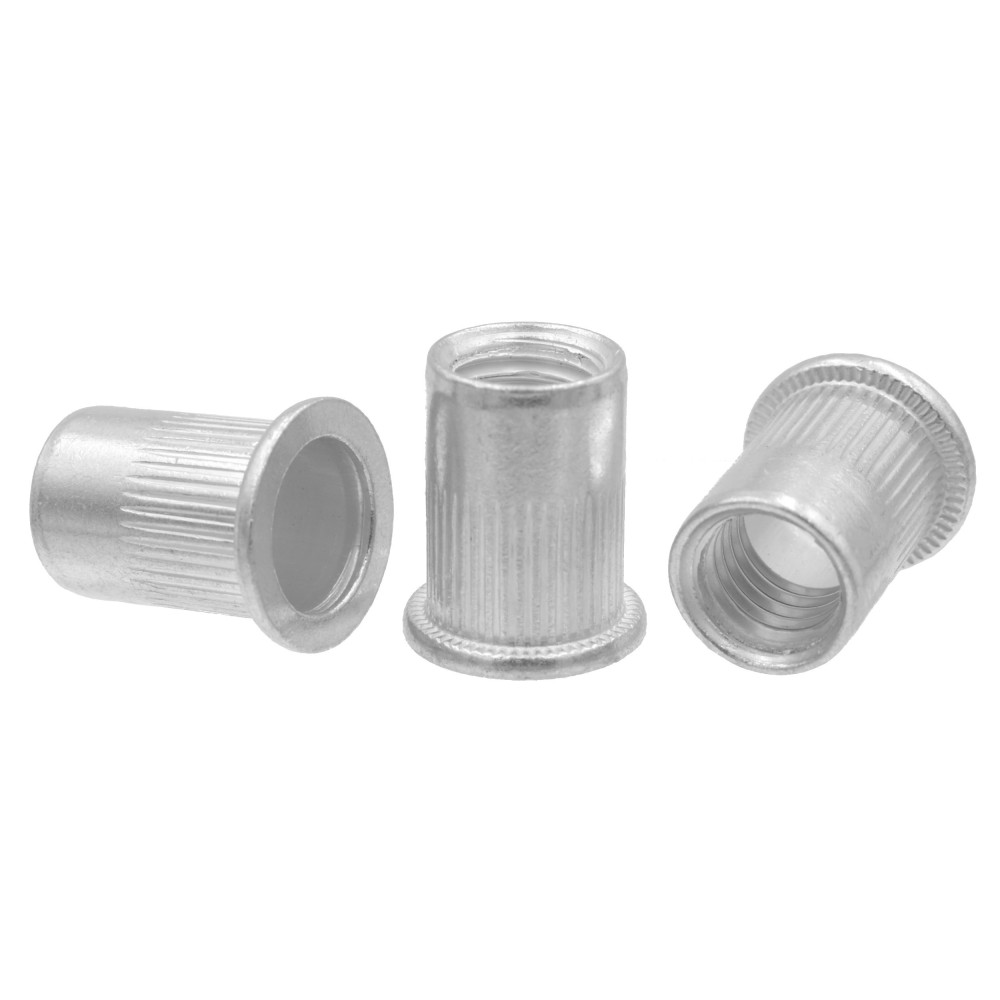 Nitonakrętki Aluminiowe M6, 20SZT Z Kołnierzem Płaskim