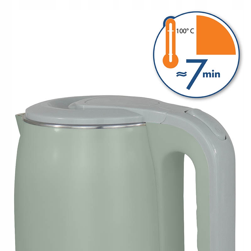 Czajnik elektryczny Aurora AU3402 1750 W zielony Pojemność 2 l