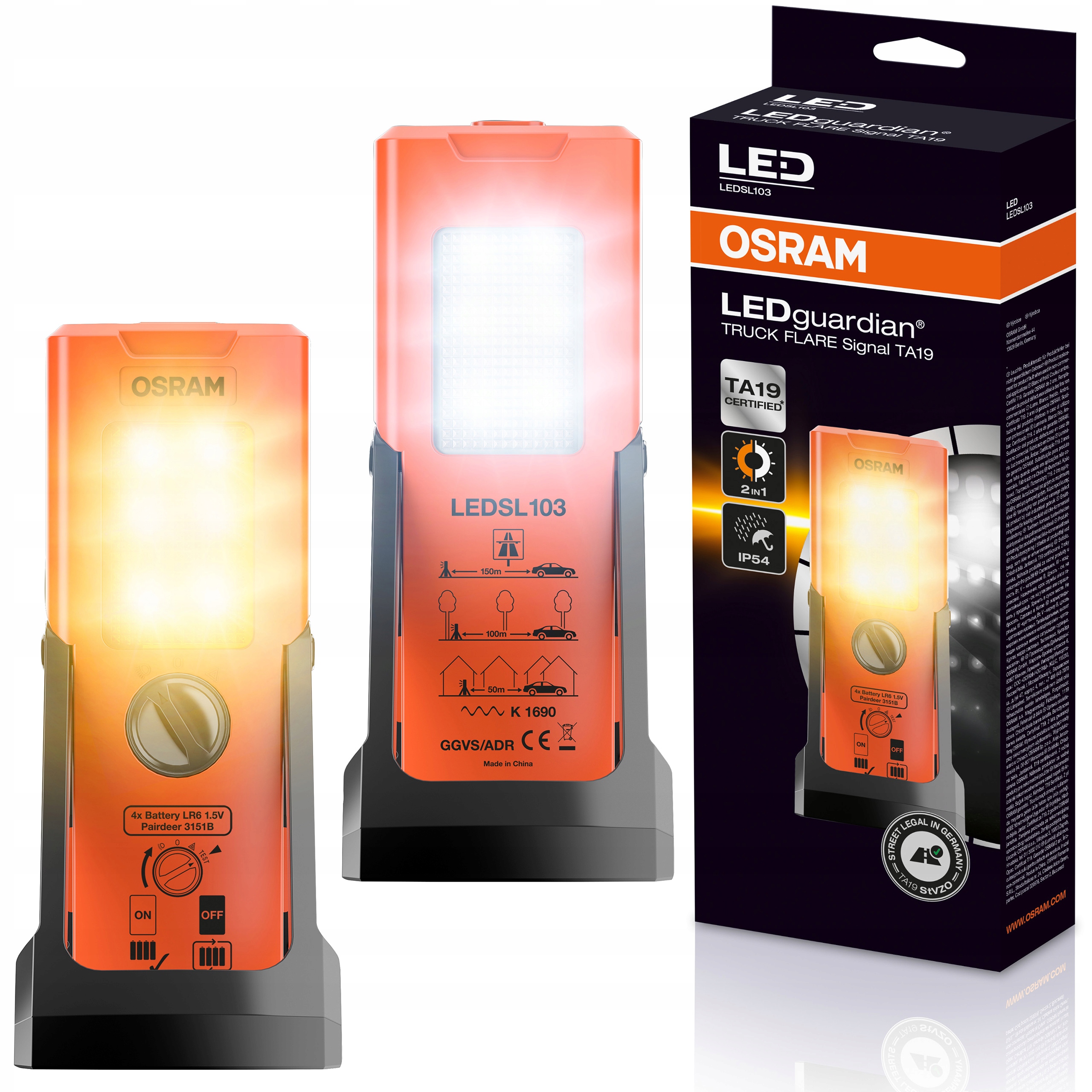 Osram Led Výstražné Světlo LEDGuardian Truck Flare TA19