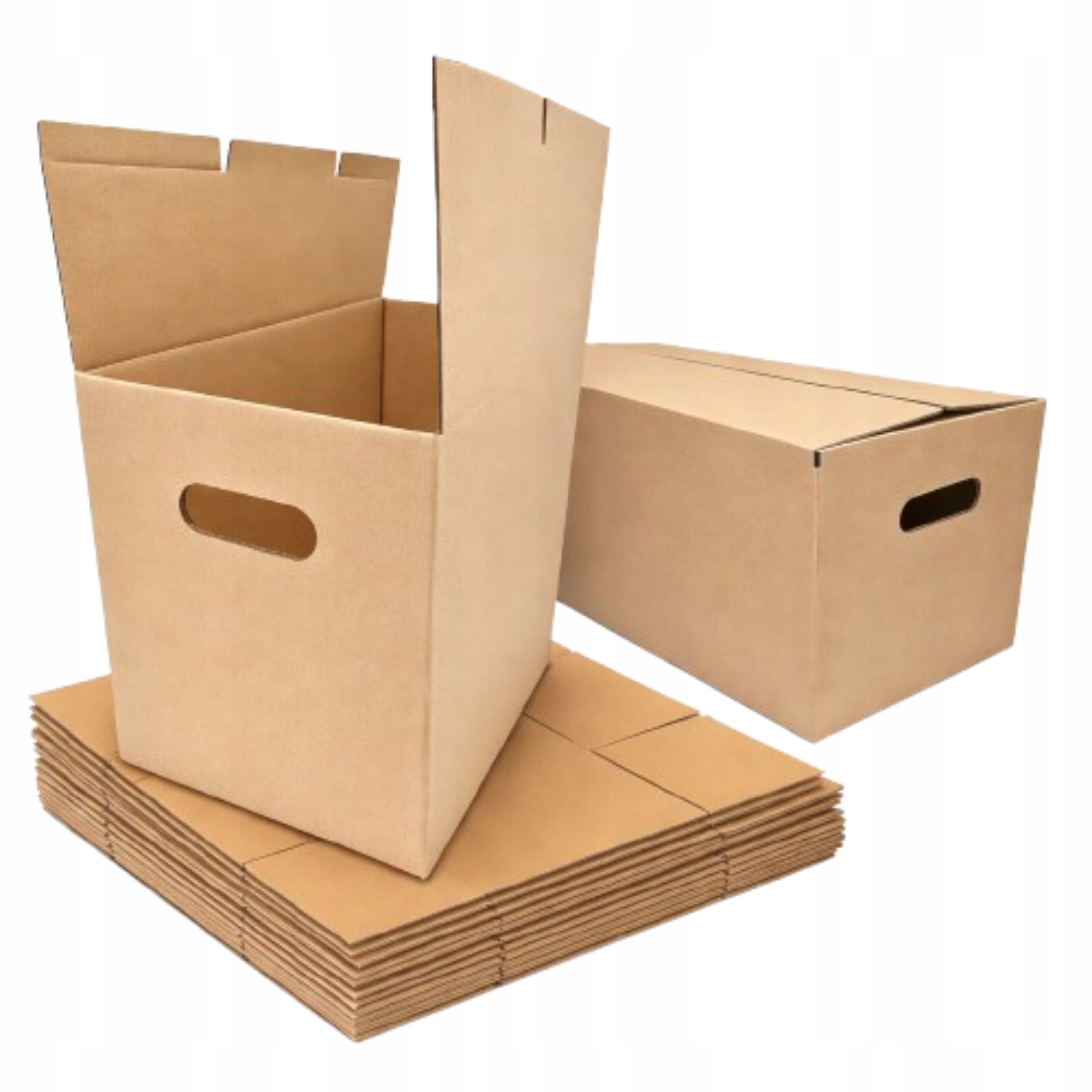 Karton przeprowadzkowy 600x320x340 5W z uchwytami Gabaryt C 10 szt 585g