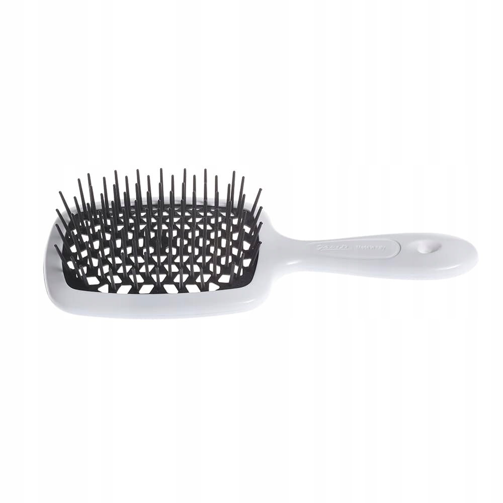 Janeke Superbrush Kadeřnický kartáč bílo-černý, pneumatický