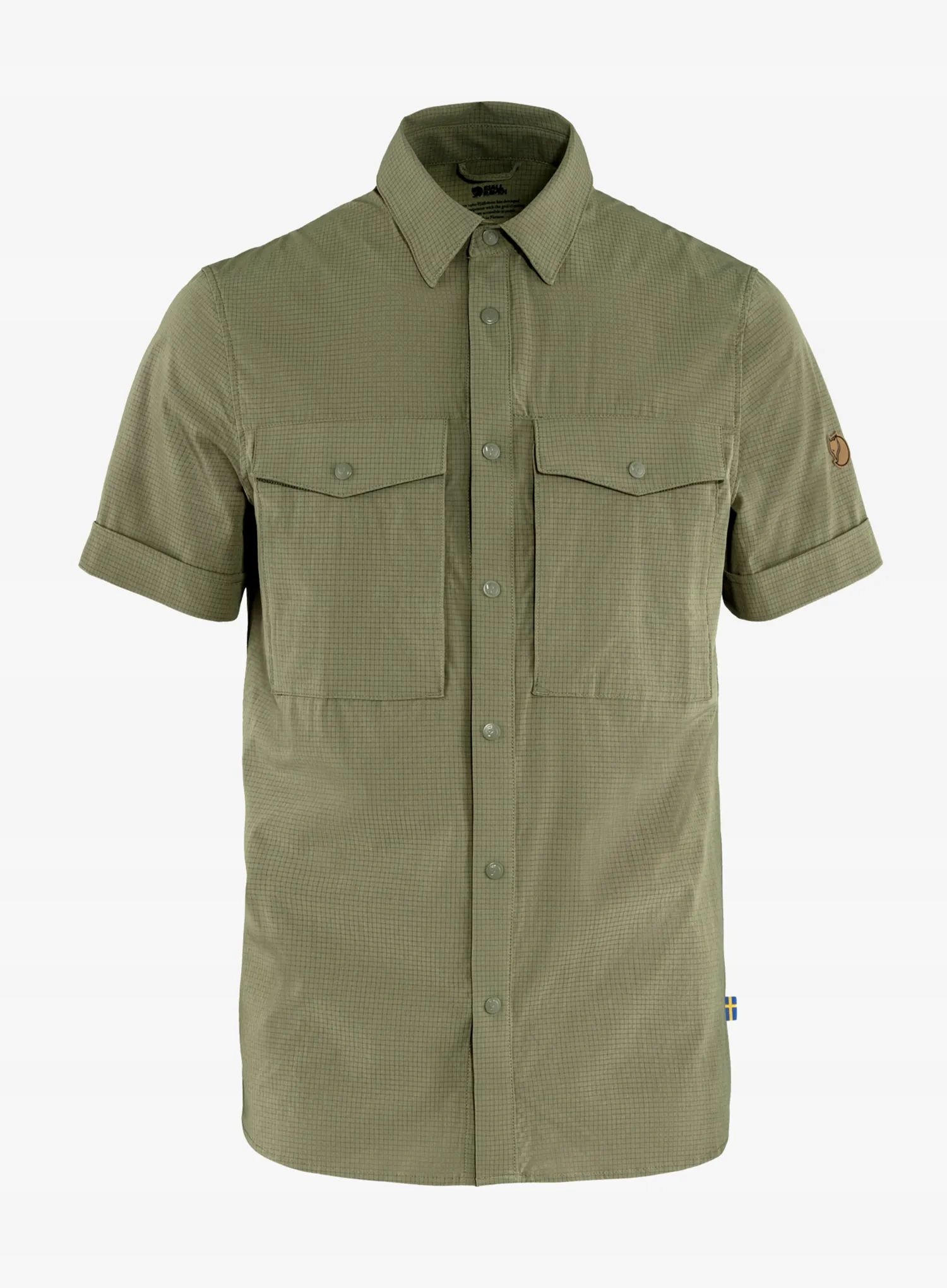 Koszula turystyczna Fjallraven Abisko Trekking Shirt Ss light olive XL