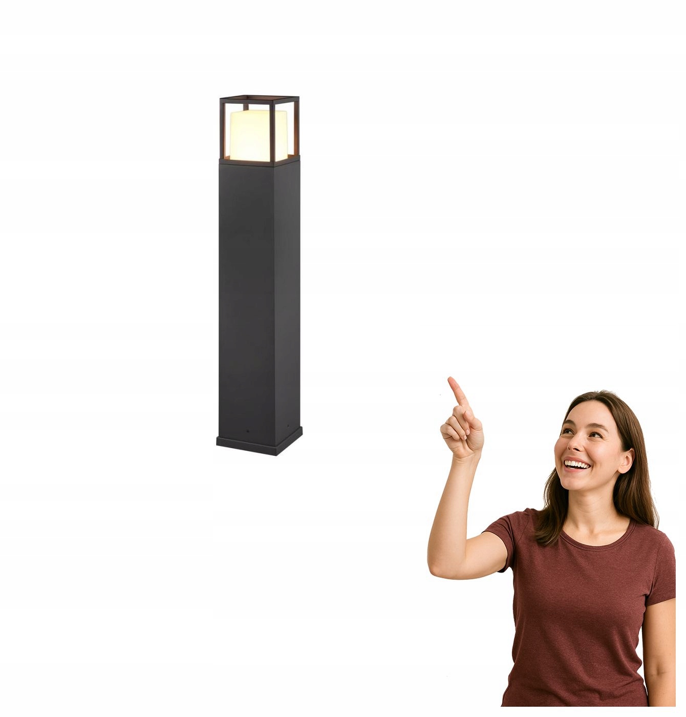 Vonkajšia Led záhradná lampa 14W 80 cm Witham 477860142 Trio