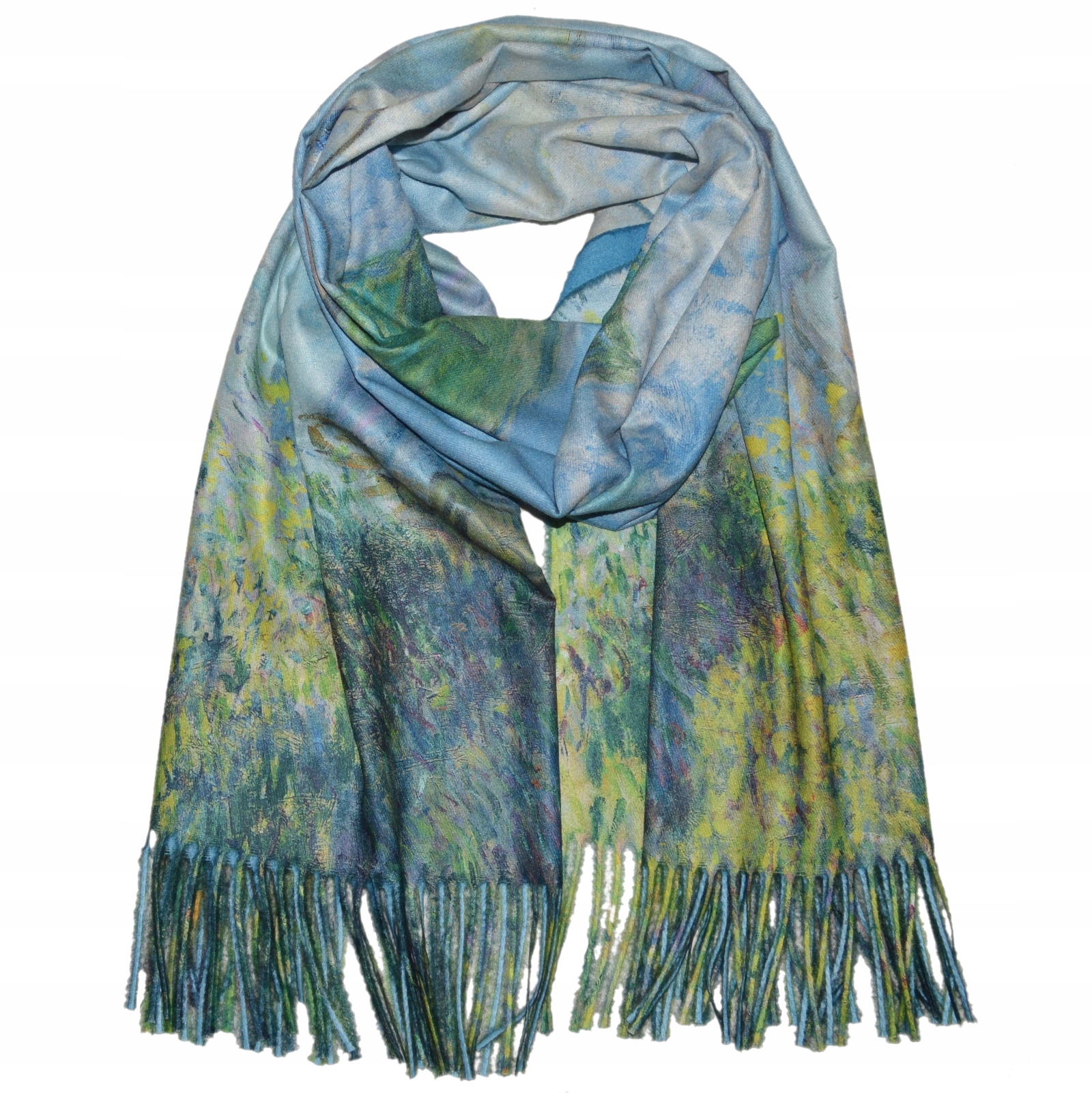 Oryginalny ciepły SZAL Claude Monet 180 x 70 Model Sw 09