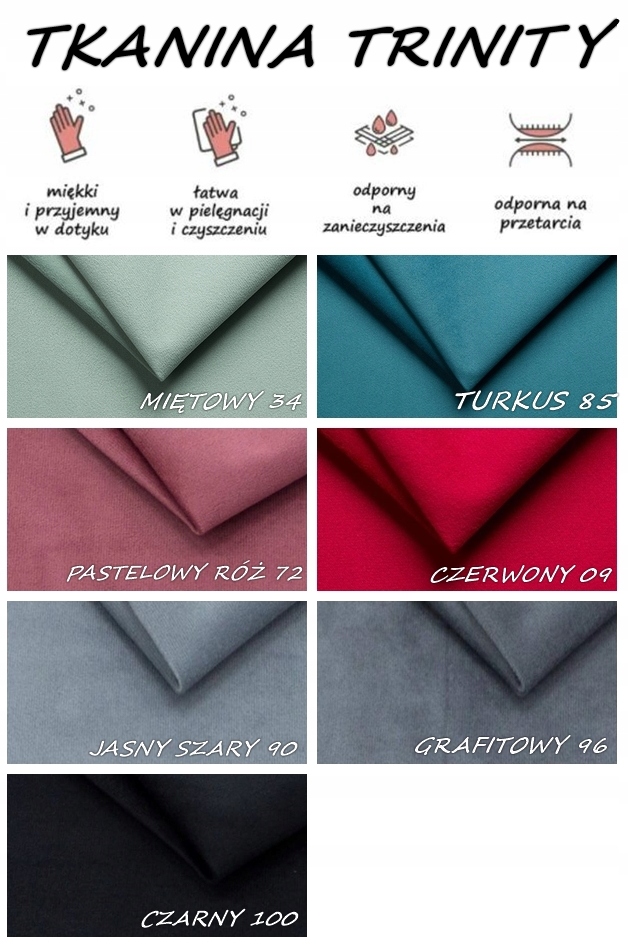 Narożnik TORESS Powierzchnia spania - szerokość (cm) 141-150 cm