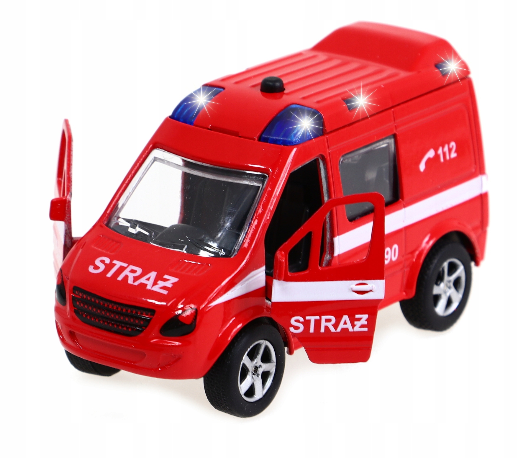 

Model metalowy Straż Pożarna Napęd. Mówi po Polsku