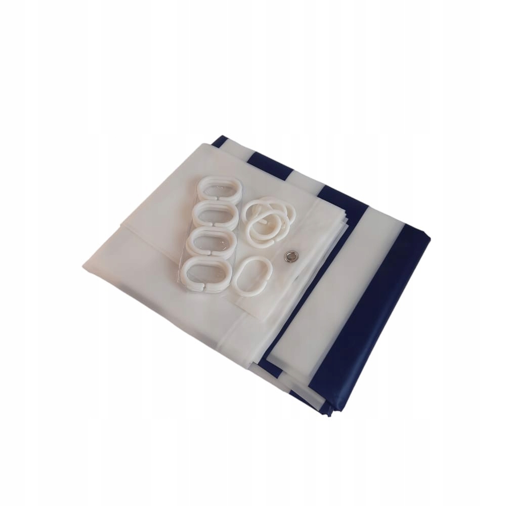 Ż*Zasłona Prysznicowa 240*200Cm Pasy